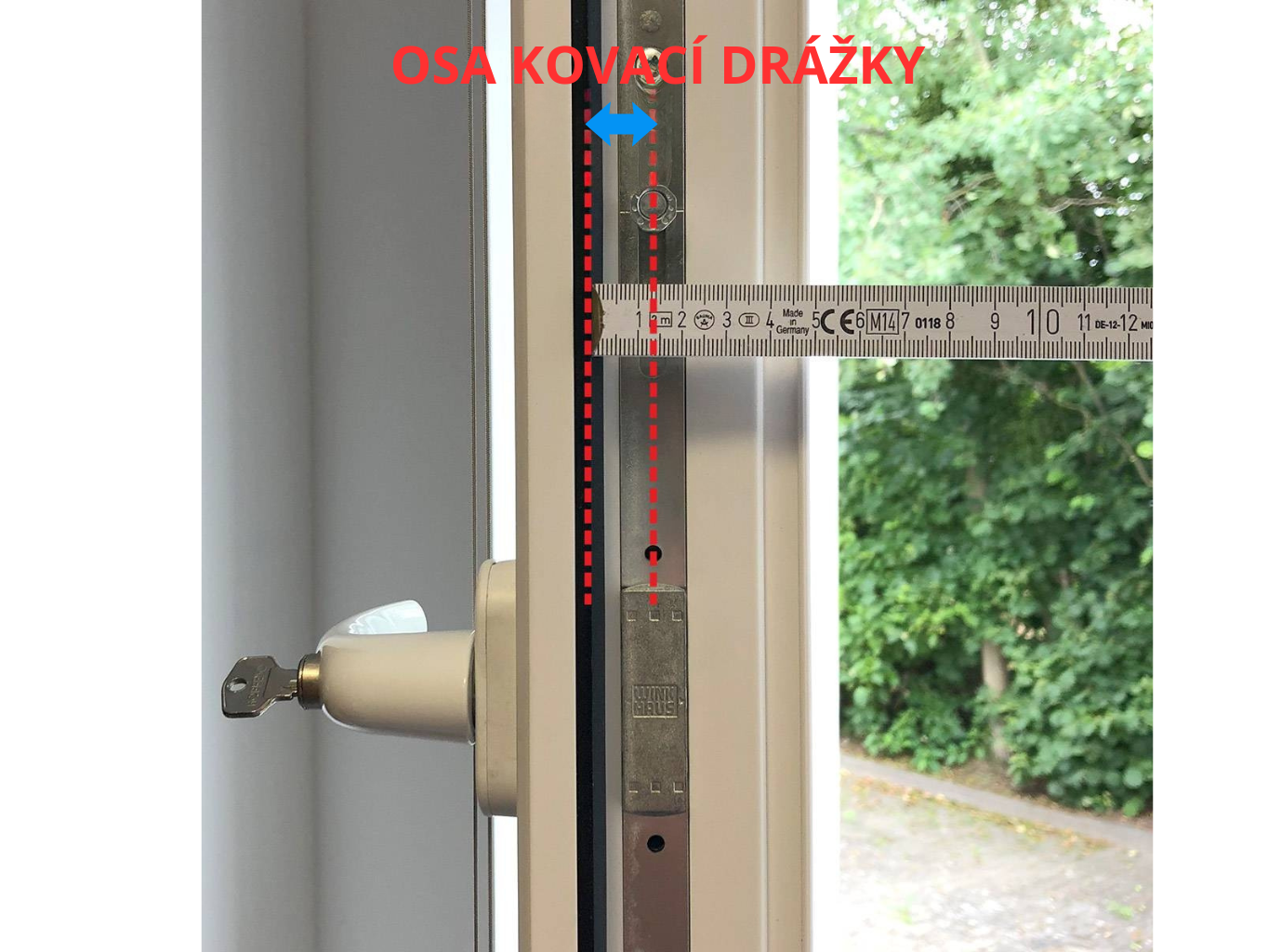 Osa kovací drážky